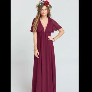 Show me your mumu Faye bridesmaid dress